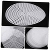 STOBOK 12Pcs Plastic Mesh Sheets for Crafts Round Cross Stitch