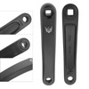 Bicycle Crank Arm 170mm Left Side Single Square Hole Black