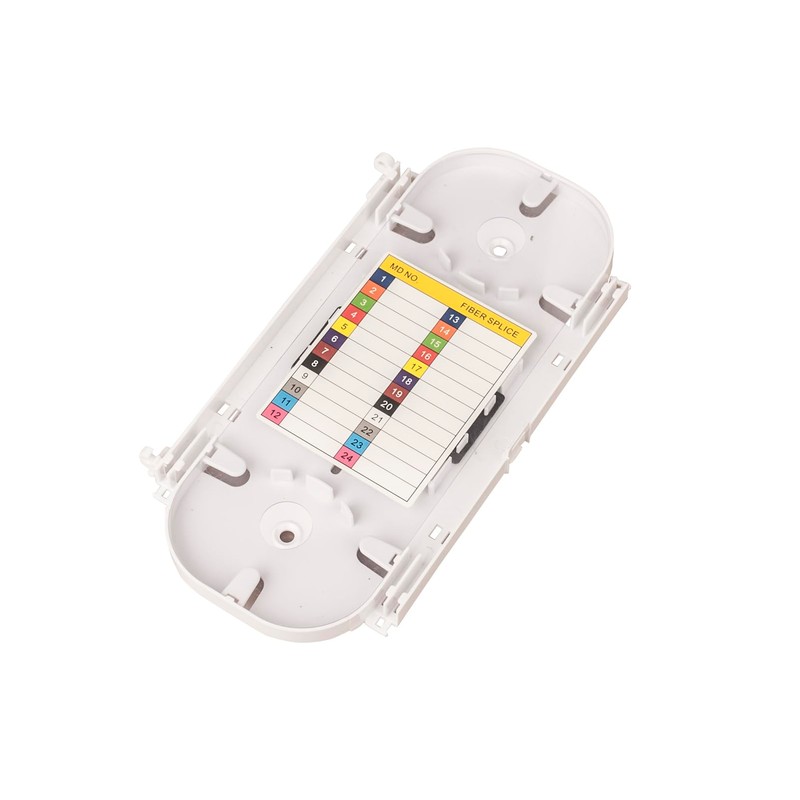 24/12 Core Fiber Optic Fusion Splicing Cassette with Clear Window