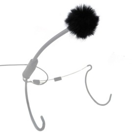 keepdrum WS05 Mini Fur Windscreen for Headsets and Lavalier Microphones