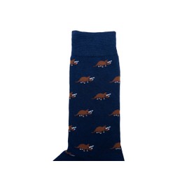 AUSCUFFLINKS Triceratops Dinosaur Socks for Him | Animal Lover Dinosor Socks for Men | Jurassic Park Gift | Birthday Gift for Guys (Triceratops)