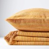 Homescapes Cotton Chenille Tie and Dye Cushion Cover Rust 45