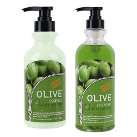 Body Lotion with Deep Olive Nourishment, 1pc Body Wash