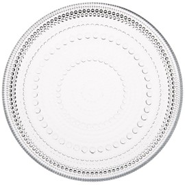 IITTALA Kastehelmi 6411920009457 Plate, Clear, 6.7 inches (17 cm)