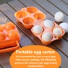 TREABEAR Egg Container for Travel, Egg Box, Plastic Egg Box