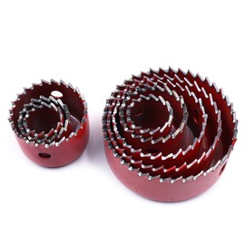 CENPEK 11Pcs Hole Saw Kit for Wood - Durable High Speed Steel Power Drill Hole Cutter With High Precision Cutting Teeth - Woodworking Hole Saw Kit For Wood PVC Drywall