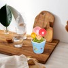 Flower Measuring Spoons Set in Pot - Ceramic Baking Measuring