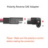CERRXIAN Right Angle SAE Polarity Reverse Adapter, 90 Degree SAE