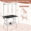 Yaheetech 36'' Pet Grooming Table for Dogs Adjustable Height Portable