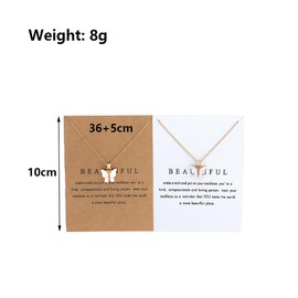 GIGB PBDK Trendy Dainty Acrylic Butterfly Pendant Necklace for Women,Charming 18K Gold Geometric Insect Card Choker,Aesthetic Daily Jewelry Gifts (White)