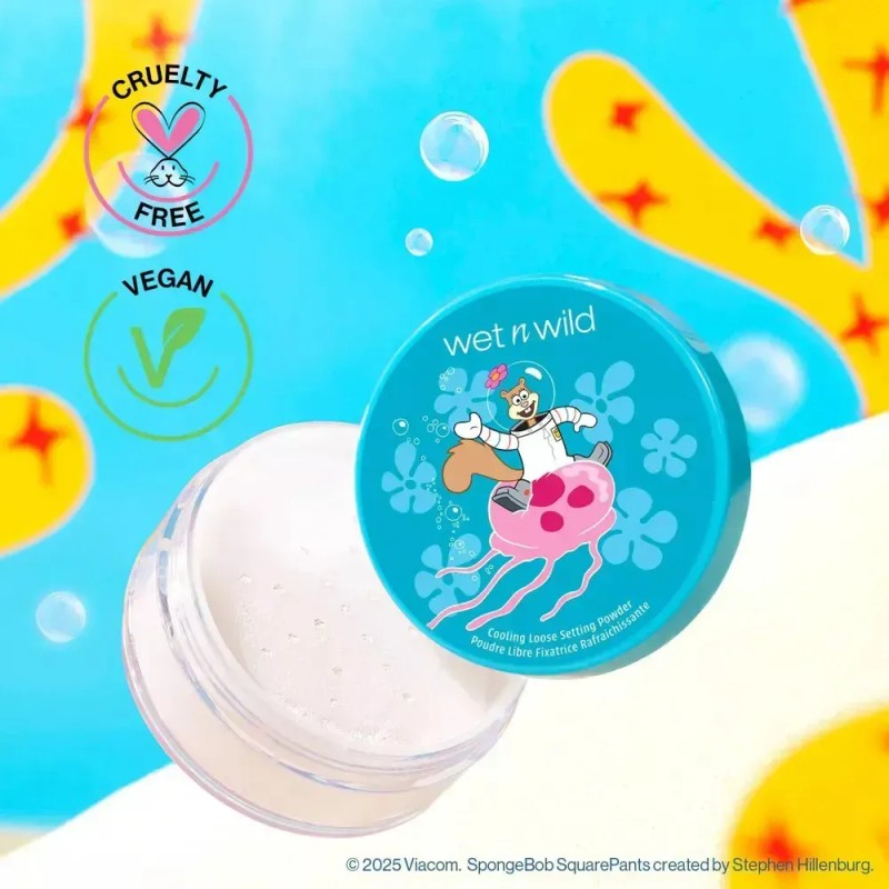 Polvo Fijador Translucido Bob Esponja Wet N Wild Ed Limitada
