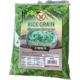 Butterfly 7oz Butterfly Sweet Rice Flakes Glutinous Cereal Dried Grain - Green - White - 7oz Green, Butterfly Brand