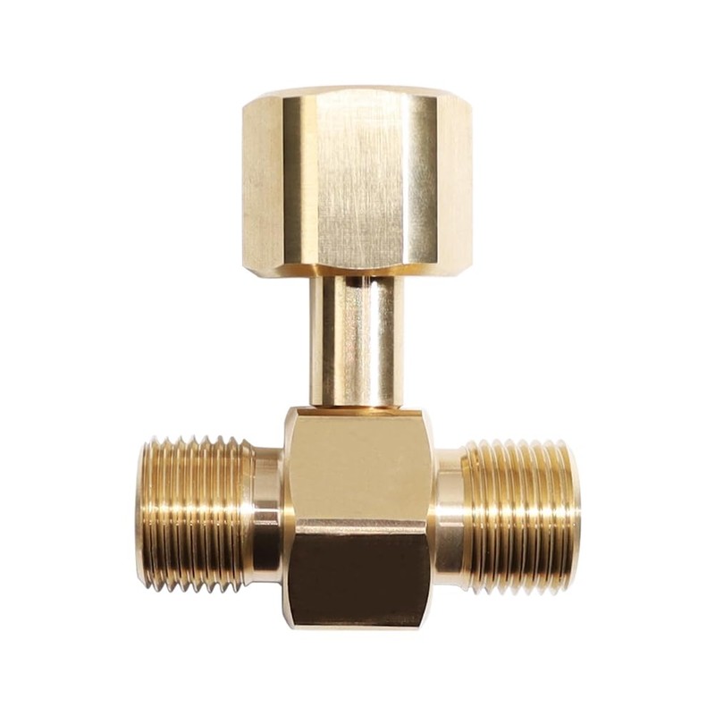 Byttlerom CO2 Tank Adapter CO2 Cylinder Tank W21.8-14 Adapter Converter