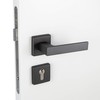 JUVA Handle Set Aluminium Door Fitting Anthracite Door Handle Room