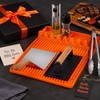 Silicone Griddle Tool Mat for BBQ Cooking – Heat-Resistant Spatula