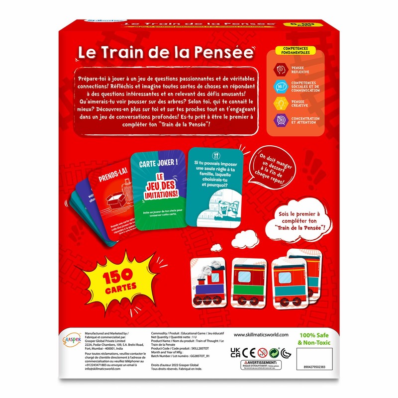 Skillmatics Card Game - Thought Train, Gifts, Family Connection and