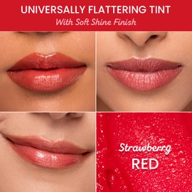 Dot & Key Barrier Repair Hydrating Lip Balm SPF 50 | Strawberry Red | Repairs Damaged Lip Barrier | High Tinted | 4.5 gm