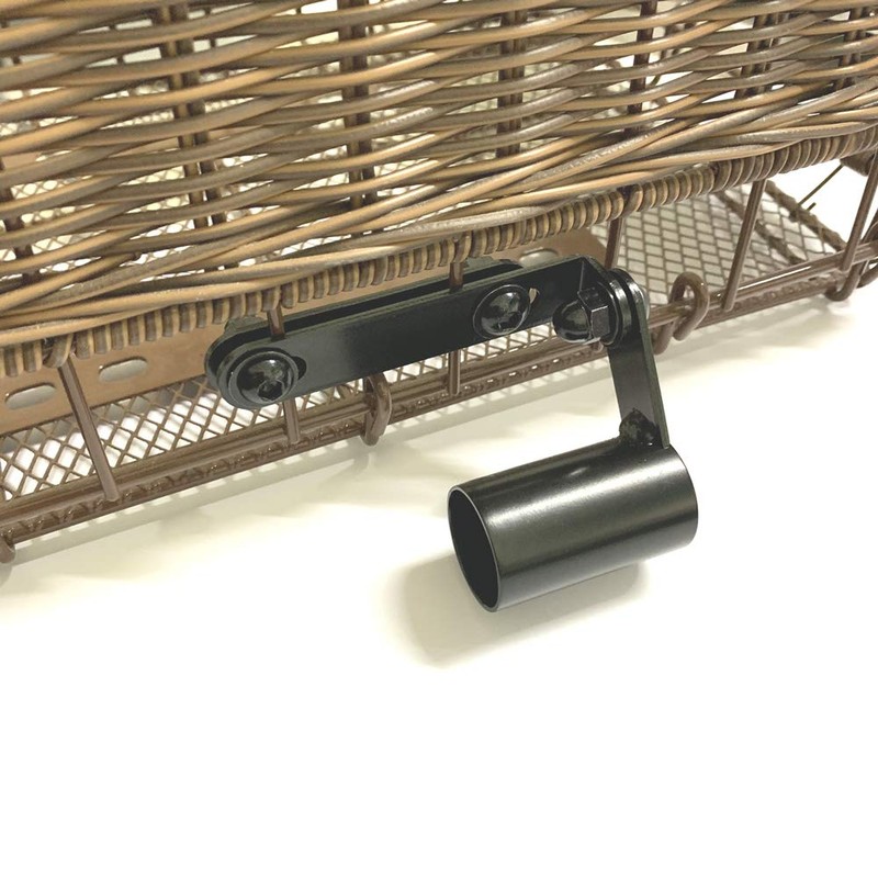AKI WORLD BK-CC-M001 Bicycle Front Basket Light Attachment, Movable