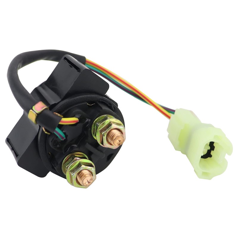 STABSOLI Starter Motor & Solenoid Relay & Ignition Switch for