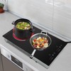 ZERNEIL Electric 2 Burners Stove with Plug, 1500W Touch Control
