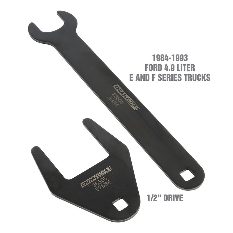 OEMTOOLS 26505 Fan Clutch Wrench Set, For Use With Ford