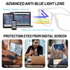 WEMOOTANTS Large Bifocal Reading Glasses Men Blue Light Blocking Readers