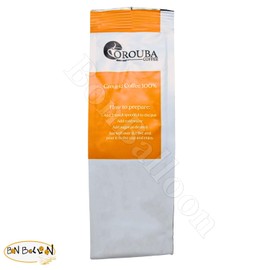 Orouba Blend Ground Coffee Plain Medium Roast Oriental Premium Original Cafe Arabian Arabica Egypt Arab Egyptian Arabic Roasted Kosher Halal (1 Pack = 7.05 oz / 200 gm) بن العروبة ساده وسط حلال