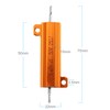 YiePhiot 2PCS 50W 25 Ohm Resistor Aluminum Case Wirewound Chassis