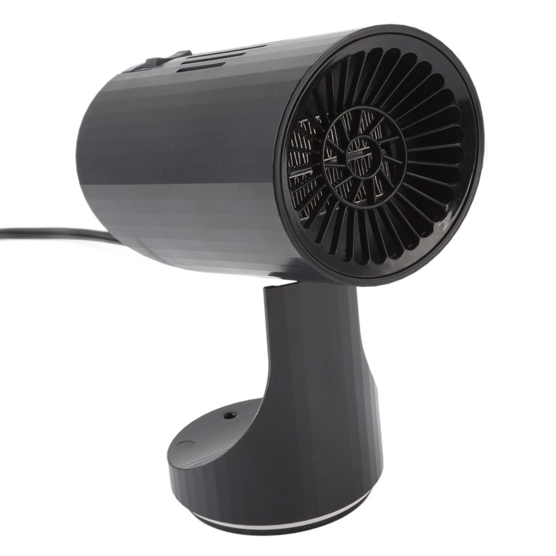 Black Portable Car Heater Quick Heating Automatic Overheat Protection Car