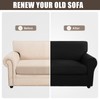 SearchI Fundas de Sofá Extensibles, Funda para Sillón de 2