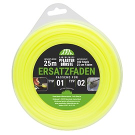Sauerländer Pflasterbürsten Replacement Threads Special Threads Type I and Type II Weed Brush Gently Eliminate Weeds (100)