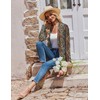 Zeagoo Floral Cardigan for Women Lightweight Summer Cardigan Long Sleeve