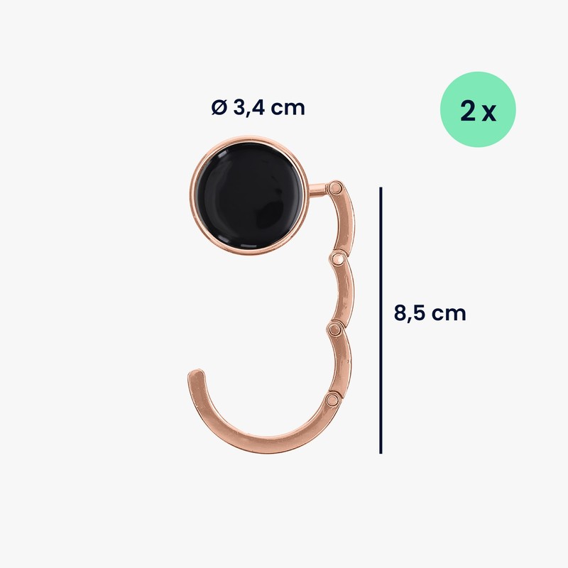 kwmobile Purse Hanger for Table (Set of 2) - Purse