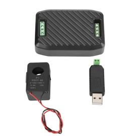 UART to RS485 Voltmeter Ammeter Voltage Current Power Factor Frequency Energy Tester Multi Function Meter(Split CT(100A)+USB to 485 Module PZEM-016)