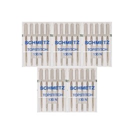 25 Schmetz Topstitch Sewing Machine Needles 130 N Size 100/16