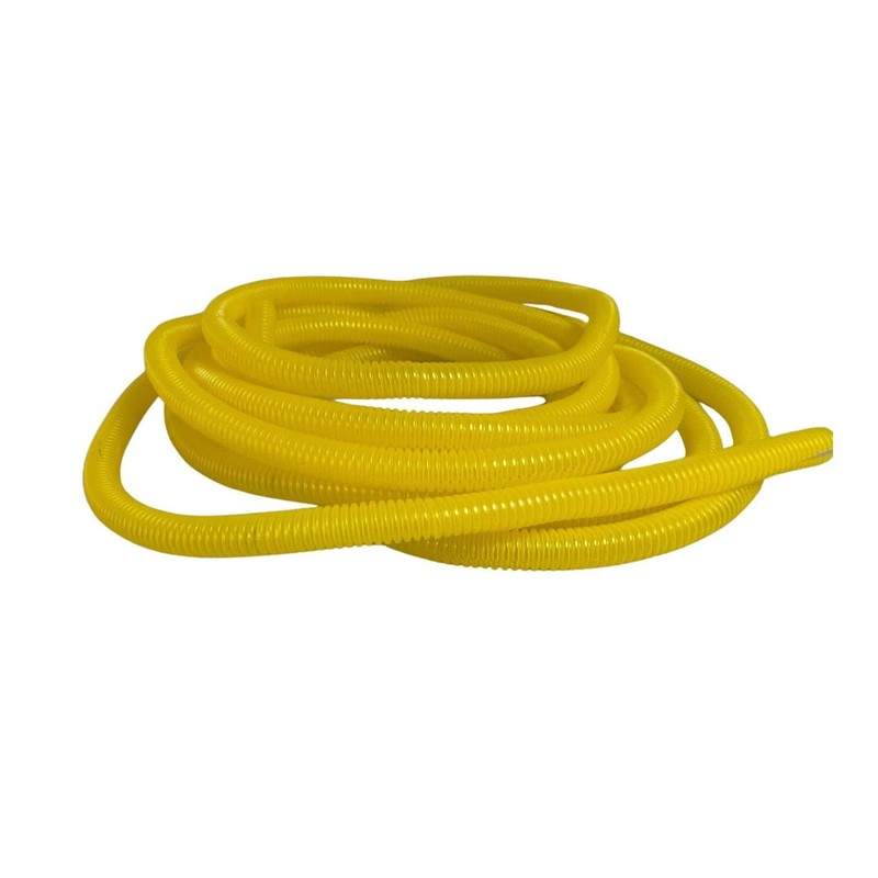 PE Yellow Corrugated Pipe Flexi Pipe Split 10 mm -