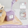 4 Pack Laundry Pods Container,Clear Laundry Room Organization Containers,Large Laundry
