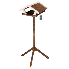 KOTARBAU® Wooden Bird Feeder with Stand, Weatherproof, 131.5 x 70 cm, Bird Feeder for Birds