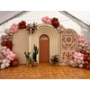 KONPON Arch Backdrop Covers for Mexican Talavera Wedding Party Stretchy