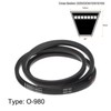 sourcing map O-980 V-belt drive belt, 980 mm, rubber for