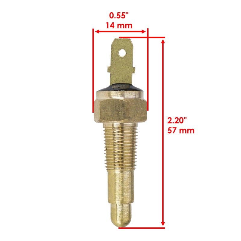 Caltric Fan Radiator Temp Thermo Switch Sensor For Yamaha Kodiak