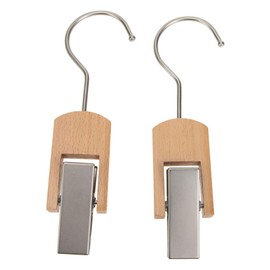 ULTECHNOVO 2pcs Hat Clips and Clothing Hanger Hooks Home Accessories for Organizing Clothes Towels and More for Office Workshop and Garden Use