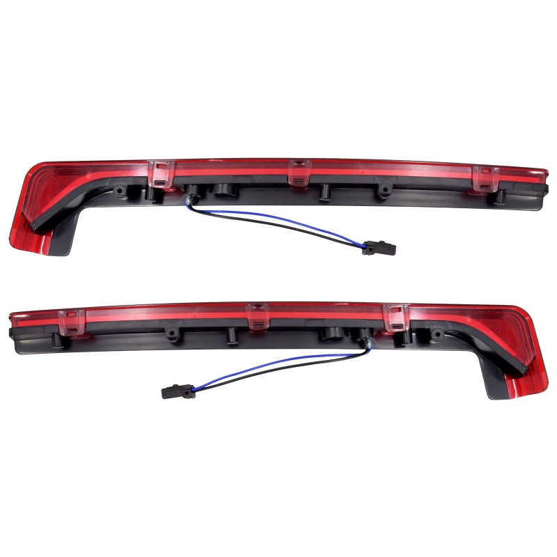 HCMOTORKU Accent Side Panel LED Light w/ Red Lens For