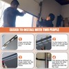 Nayotaa Garage Door Seals Bottom Rubber - 10FT Garage Door