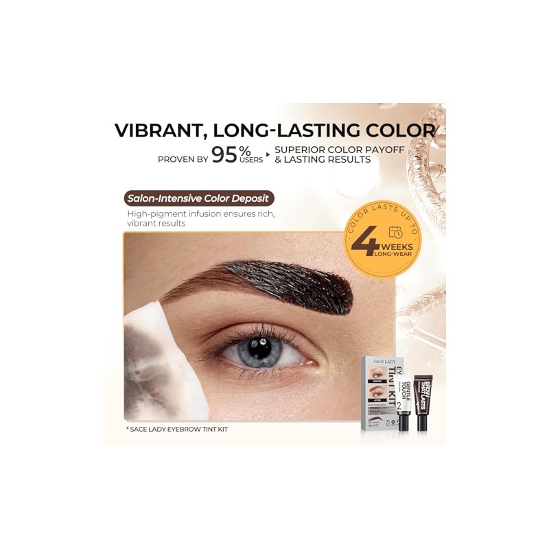 Sace Lady Tinte Gel Cejas Larga Duración Semanas 30ml 01marrón