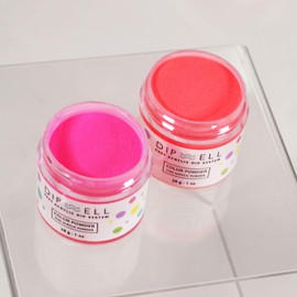 Dip Powder Nail Kit (Neon Color Starter), Acrylic Powder and Gel Resin Kit For Dip, Starter System by DipWell (Comes With Bond, Base, Activator, Sealer, Brush Softener + 3 Powder Jars)