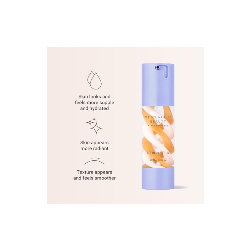Meaningful Beauty Crème de Serum Melon Extract Nighttime Moisturizer