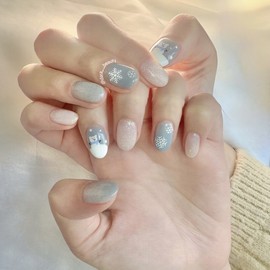 Dara Beauty December 2025 Art of the MonthSnowman Nail❣ - Not selected / 다라뷰티 2025년 12월 이달의아트눈사람네일❣ - 선택안함