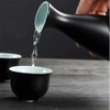 WINIAER Ceramic Sake Set with Warmer Pot, Traditional Pottery Hot