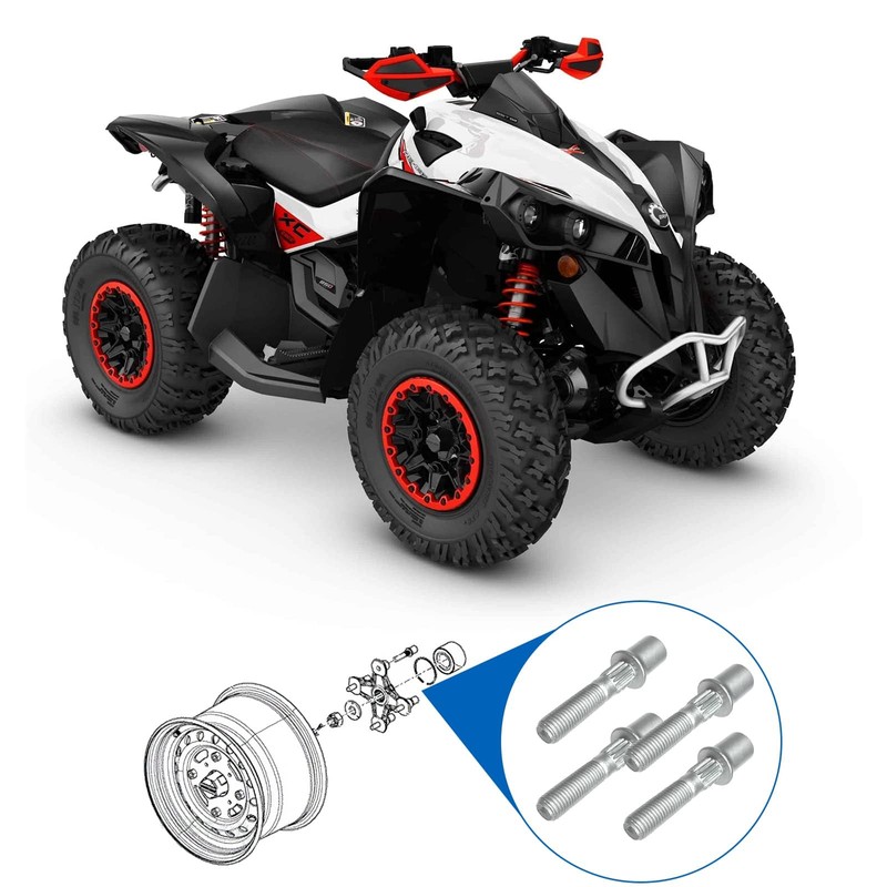 Rear/Front Wheel Studs for Can Am Outlander Renegade 1000 850